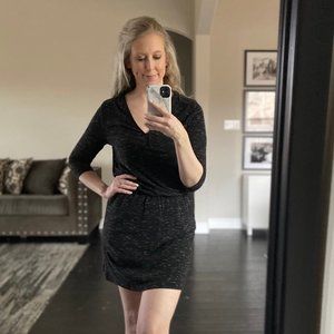 Banana Republic Casual Black & White Dress